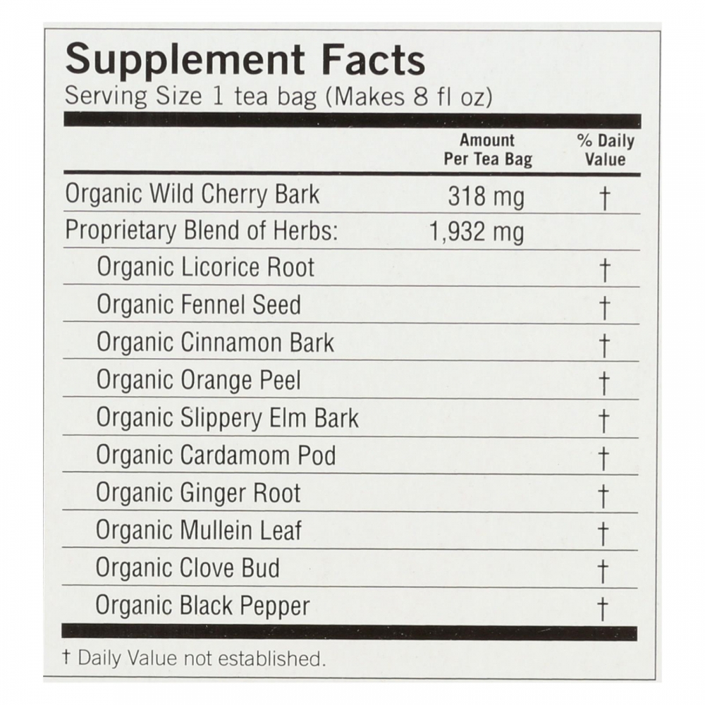 Yogi Organic Throat Comfort Herbal Tea Caffeine Free - 16 Tea Bags - 6개 묶음상품