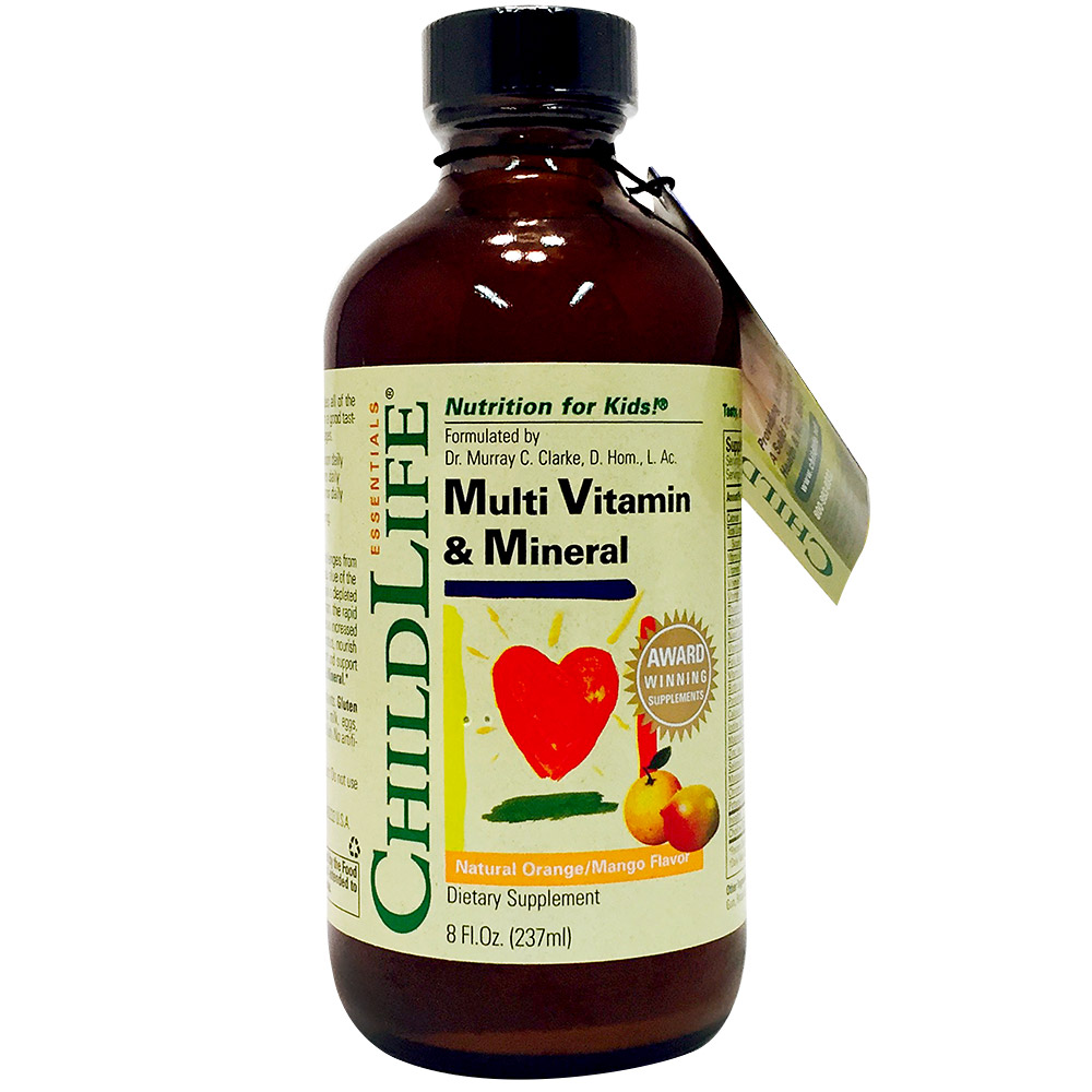 Childlife Multi Vitamin and Mineral Natural Orange Mango - 8 fl oz