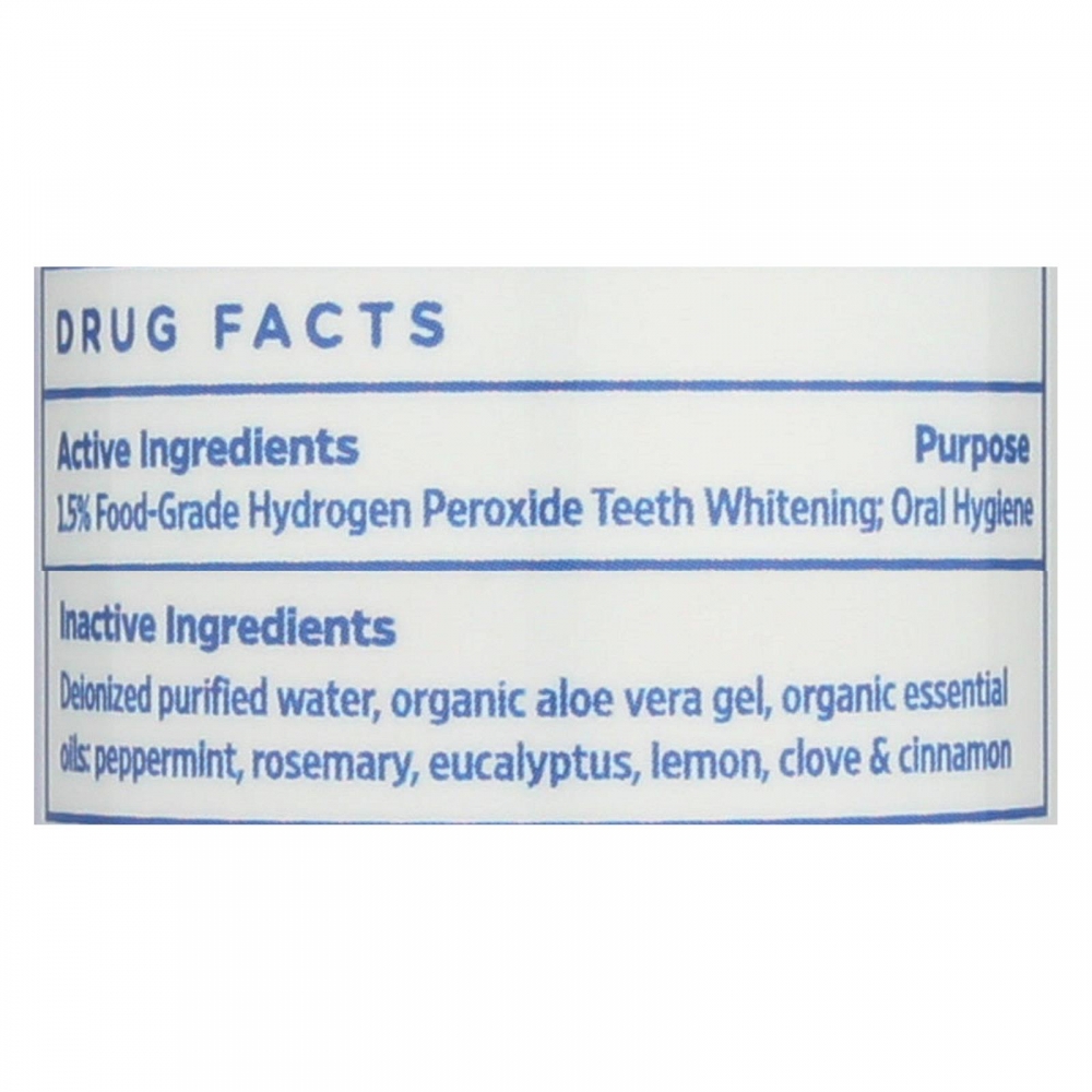 Essential Oxygen Brushing Rinse - Organic - Peppermint - 3 oz