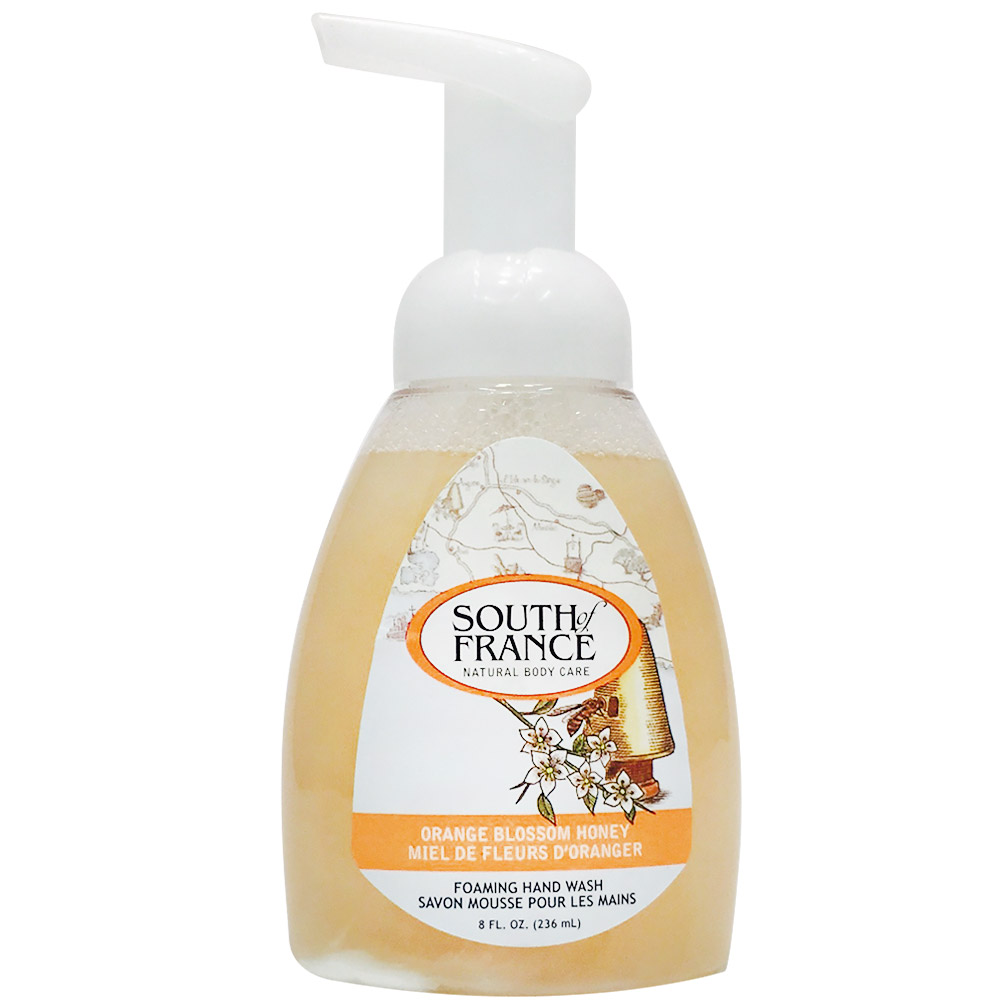 South Of France Hand Soap - Foaming - Orange Blossom Honey - 8 oz - 1 each