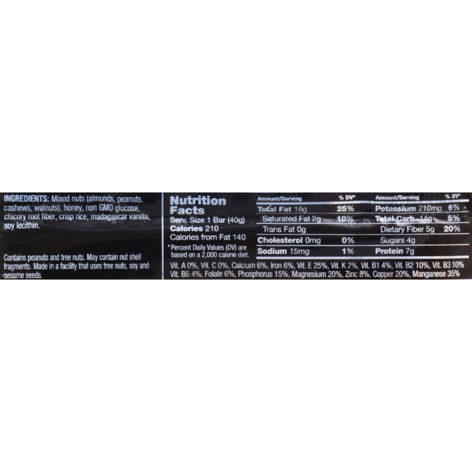 Kind Bar - Madagascar Vanilla Almond - 1.4 oz Bars - 12개 묶음상품