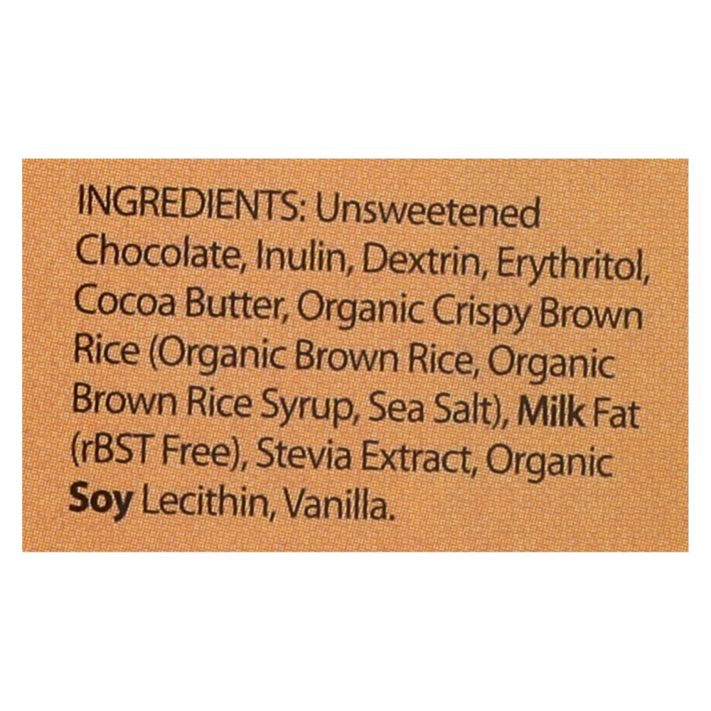 Lily's Sweets Chocolate Bar - Dark Chocolate - 55 Percent Cocoa - Crispy Rice - 3 oz Bars - 12개 묶음상품