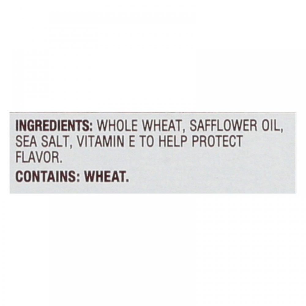 Back To Nature Harvest Whole Wheat Crackers - Whole Wheat Safflower Oil and Sea Salt - 12개 묶음상품 - 8.5 oz.
