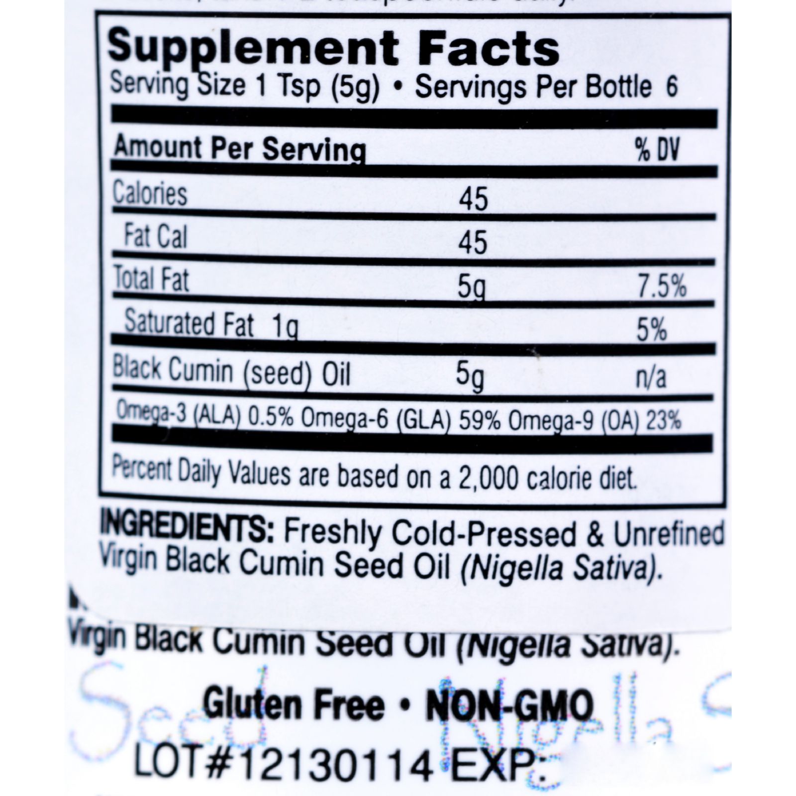 Amazing Herbs - Black Seed Oil - Cold Pressed - Premium - 1 fl oz