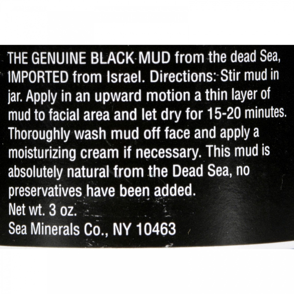 Sea Minerals Mud from The Dead Sea - 3 oz