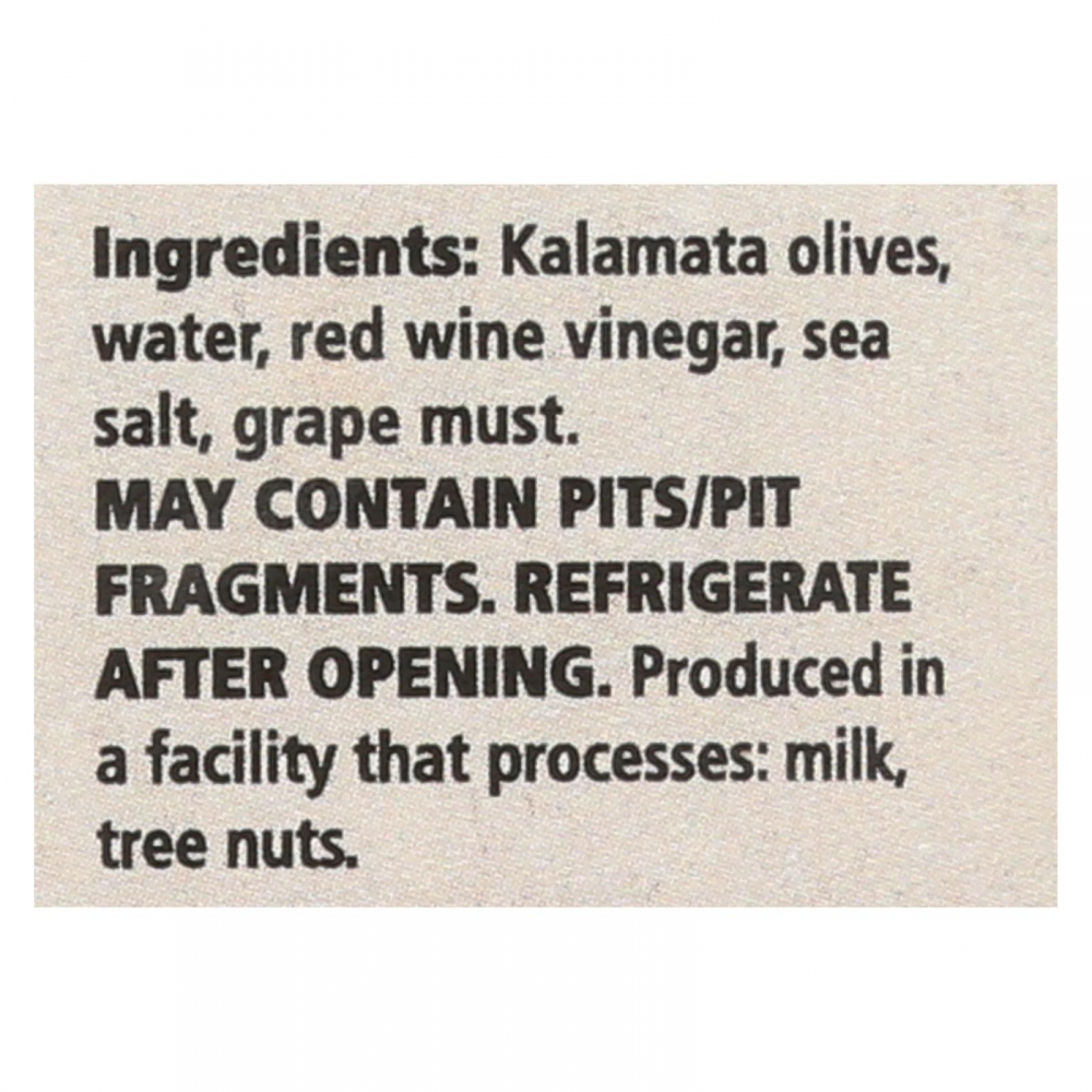 Divina - Organic Pitted Kalamata Olives - 6개 묶음상품 - 6 oz.