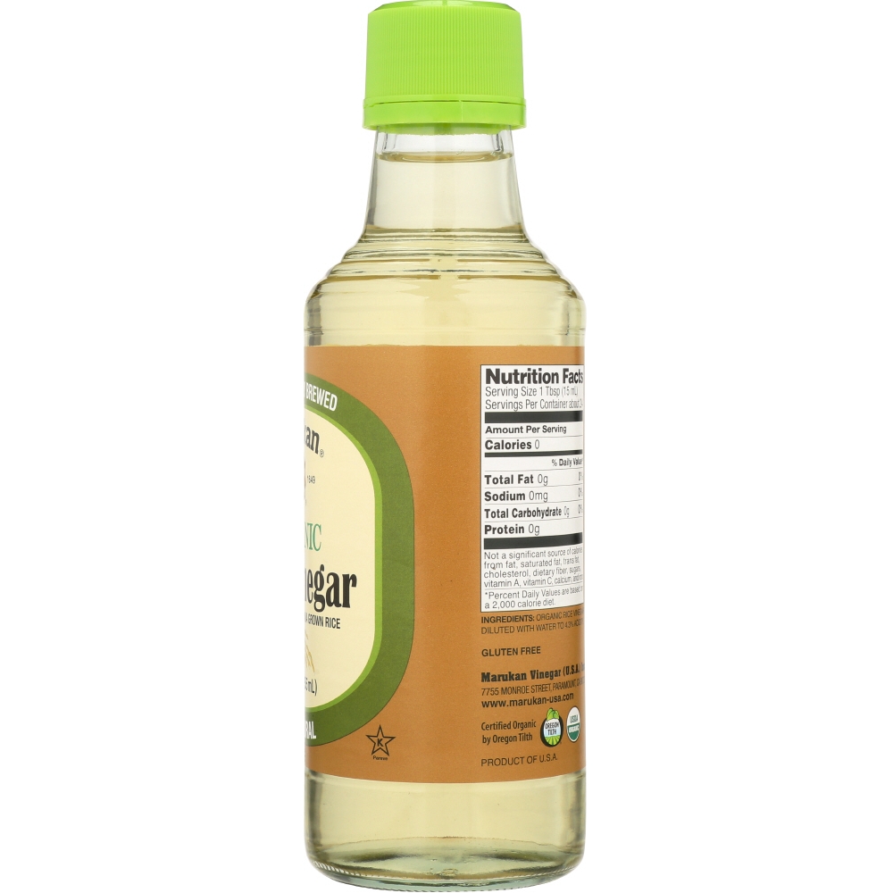 Marukan Organic Rice Vinegar - 6개 묶음상품 - 12 Fl oz.