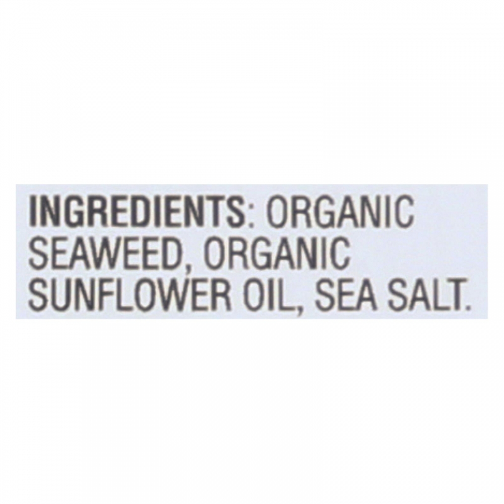Gimme Organic Seaweed Chips - Sea Salt - 12개 묶음상품 - 0.35 oz.