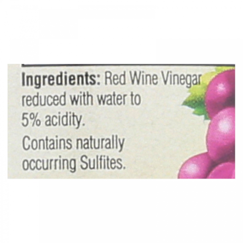 Pompeian Gourmet Vinegar - Red Wine - 12개 묶음상품 - 16 Fl oz.