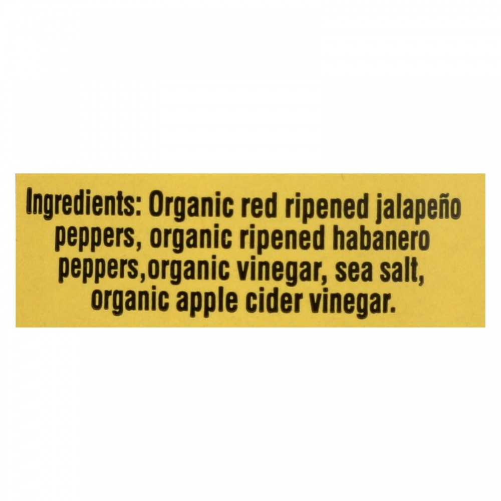 Organic Harvest Pepper Sauce - Habanero - 12개 묶음상품 - 5 oz.