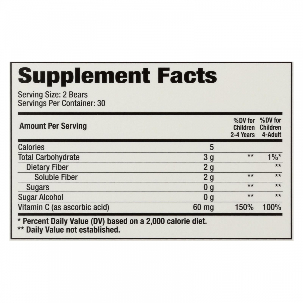 Hero Nutritional Products Yummi Bear - Vitamin C - Sugar Fr - 60 count