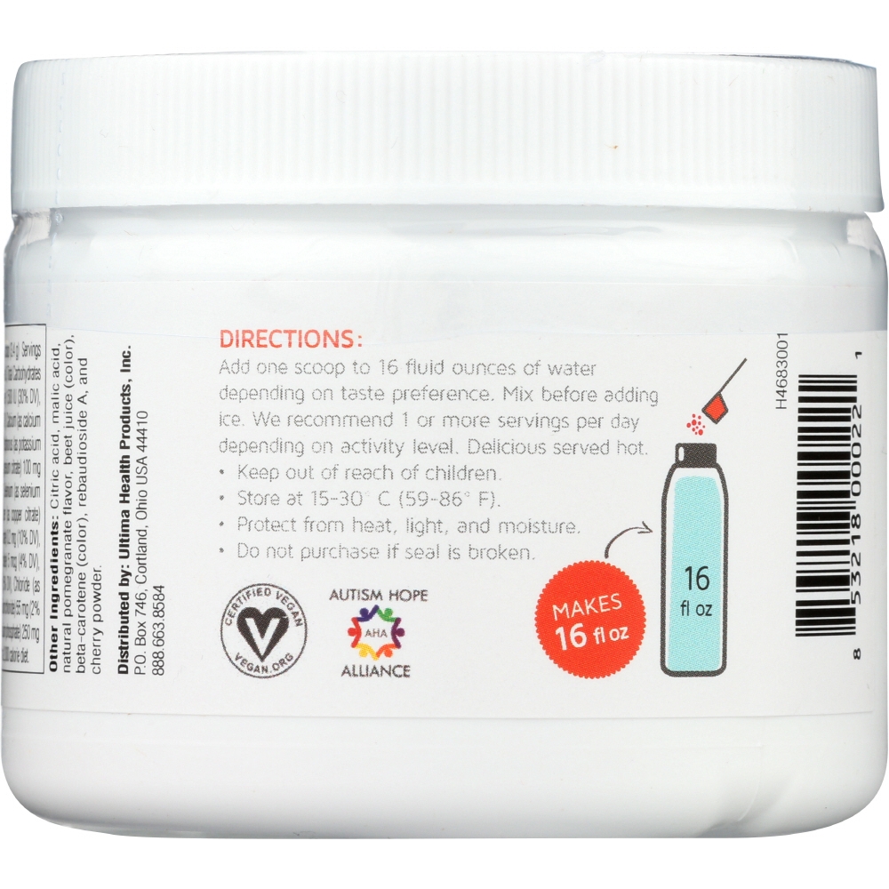 Ultima Replenisher Electrolyte Powder - Cherry - Can - 3.6 oz