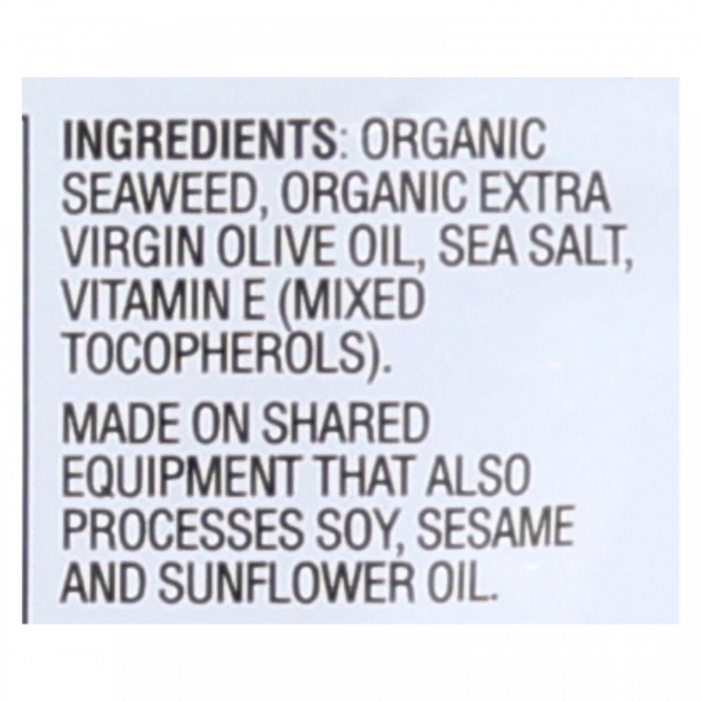 Gimme Seaweed Snacks Seaweed Snack - Organic - Extra Virgin Olive Oil - 12개 묶음상품 - .35 oz